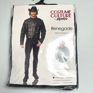 Costume Culture Renegade Costume Jacket with Zipper Adult Extra Large Mens NEW
